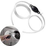 Pompe de siphon  main aspiration pompe de transfert pour leau huile essence tuyau de transfert de gaz ...
