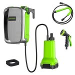 Pompe submersible - greenworks - g24swp - 2000l / h - sur batterie - arrosage jardin