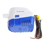 Pompe submersible vide cale 12v 2500 l / h - automatique avec interrupteur niveau bas intgr
