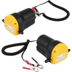 Pompe de transfert diesel 250l - heure dhuile de moteur dextracteur de fluide de cc 12v 60w pour le quad ...