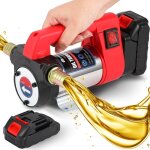 Pompe de transfert de diesel sans fil 21v 13gpm pompe de vidange dhuile �lectrique pompe de transfert ...