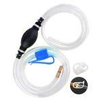 Pompe de transfert manuelle - yd - siphon carburant - 2m tuyau pvc - utilisation facile - multi - usage ...