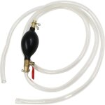 Pompe de transfert liquide leau pompe manuelle siphon avec le tuyau transfert carburant voiture portative ...