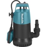 Pompe vide - cave � eau claire 800 w - makita - pf0800 - turbine ouverte vortex - d�clenchement automatique ...
