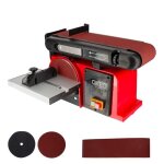 Oxeo - ponceuse  bande et  disque stationnaire combimax 370w - combin ponceur - 2980tr / min