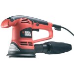 Ponceuse excentrique filaire - black + decker - ka191ek - qs - 480w - 125mm - 3 abrasifs + malette