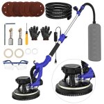 Ponceuse girafe 950w - 800 - 2100r / min - avec aspirateur int�gr� lumi�re led manche t�l�scopique 3. ...