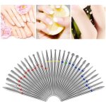Ponceuse pour ongles30 pcs embouts de ponceuse � ongles lime ongles �lectrique bits pour manucure et ...