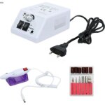 Ponceuse ongle électrique manucure & pédicure outil blanc kit machine à ongles 0 à 20. 000 tours - minute ... Ponceuse ongle électrique manucure & pédicure outil blanc kit machine à ongles 0 à 20. 000 tours - minute ...