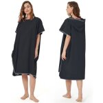 Poncho de bain microfibre serviette poncho de plage avec capuche surf poncho schage rapide&lger serviette ...