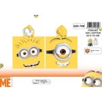 Poncho - cape de bain minions en coton - 55x110 cm