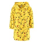 Poncho polaire - pok�mon - poncho pyjama pikachu - 100% polyester - mixte - enfant 4 - 10 ans