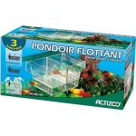 Pondoir pour poisson - 3 en 1 + ventouse - dimensions 21 x 10 x 10 cm