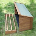Pondoir en bois - mab - mab - 82807 - 85x37x48 cm - montage facile - extrieur