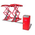 Pont ciseaux �l�vateur 4 t 1950 mm 3x400 v mw tools sl405u