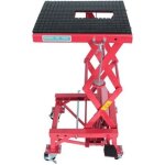 Pont élévateur - varan - 135kg - rouge / noir - dimensions 48x45. 5x38cm - hauteur 35 - 87cm Pont élévateur - varan - 135kg - rouge / noir - dimensions 48x45. 5x38cm - hauteur 35 - 87cm