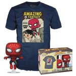 Pop&tee - spider man - couverture de bd - taille s