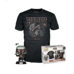 Pop! & tee - star wars - boba fett taille l