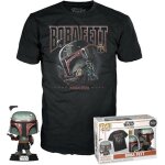 Pop! & tee - star wars - boba fett taille m