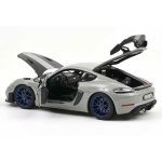 Porsche cayman gt4 rs pack weissach 2023 craie voiture de collection miniature norev 1 / 18