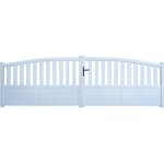 Portail aluminium mini hastings 4m blanc