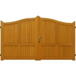 Portail en bois plein l3m x h160 / 180 (sans quincaillerie)