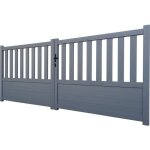 Portail geneve gris 3m