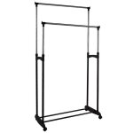 Portant à vêtements extensible roulant penderie à roulettes pour vêtements dressing réglable fanzhong ... Portant à vêtements extensible roulant penderie à roulettes pour vêtements dressing réglable fanzhong ...