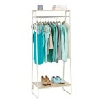 Iris ohyama portant vtement penderie dressing porte - manteau - pi - b2 - blanc - l40 x p64 x h151. ...