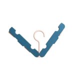 Portant � v�tements pliable - cintre pliable portable avec crochet - id�al pour les voyages le camping ...