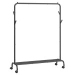 Portant  vtements avec roulettes, 1 barre, porte - manteau, en acier, charge 50 kg, largeur de 103, ...