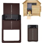 Porte automatique de poulailler - Étanche - ouverture et fermeture automatiques - minuterie douverture ... Porte automatique de poulailler - Étanche - ouverture et fermeture automatiques - minuterie douverture ...