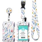 Porte badge - cordon tour de cou - 100% polyester - doux et rsistant - 5 couleurs  la mode