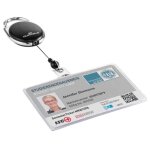 Porte - badge - durable - style - enrouleur 800 mm - format paysage - lger