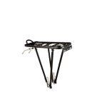 Porte bagage ar 24 / 26 / 28 avec porte paquet alu noir