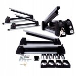 Porte - bagages de ski - amos - ski - lock 3 - 3 paires de skis - 2 planches - aluminium - argent� - ...