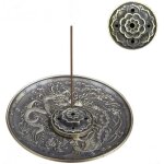 Porte - encens - artisanat tibtain - dragon et phoenix - ethnique - dcoration intrieure - cadeau idal ...