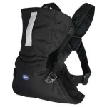 Porte bebe easyfit - chicco - black night - ergonomique - ventrale dos au porteur - noir