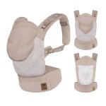 Porte - b�b� kinderkraft huggy ergonomique jusqu� 20 kg r�glable coton mesh respirant portage ventre ...