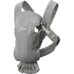 Porte - b�b� mini - babybjorn - 3d mesh - gris - ergonomique - mixte - a partir de 0 mois