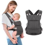 Porte bebe xjydncg maille respirable 4 en 1 �rgonimique adapt� � nouveau - n� et tout - petit 3. 18 - ...