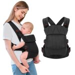 Porte bebe xjydncg maille respirable 4 en 1 �rgonimique adapt� � nouveau - n� et tout - petit 3. 18 - ...