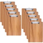 Porte bloc a5 avec pince 10 pices porte - blocs en bois planchettes  pince et porte - formulairesporte ...