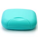 Distributeur de savon - porte boîte à savon voyage portable - bleu - plastique Distributeur de savon - porte boîte à savon voyage portable - bleu - plastique