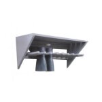 Porte bottes mural en bois gris