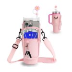 Porte - bouteille - stanley - 40 oz - noprne - sangle ajustable - poche pour tlphone