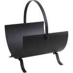 Porte - bches design en mtal noir