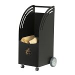 Porte - b�ches � roulettes brenor edilinox - coloris noir