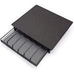 Porte capsules pour 36x capsules support  machine caf tiroirs distributeur etagere rangement en metal ...
