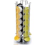 Porte capsules - dolce gusto - parco - acier chrom - 24 capsules - cylindrique